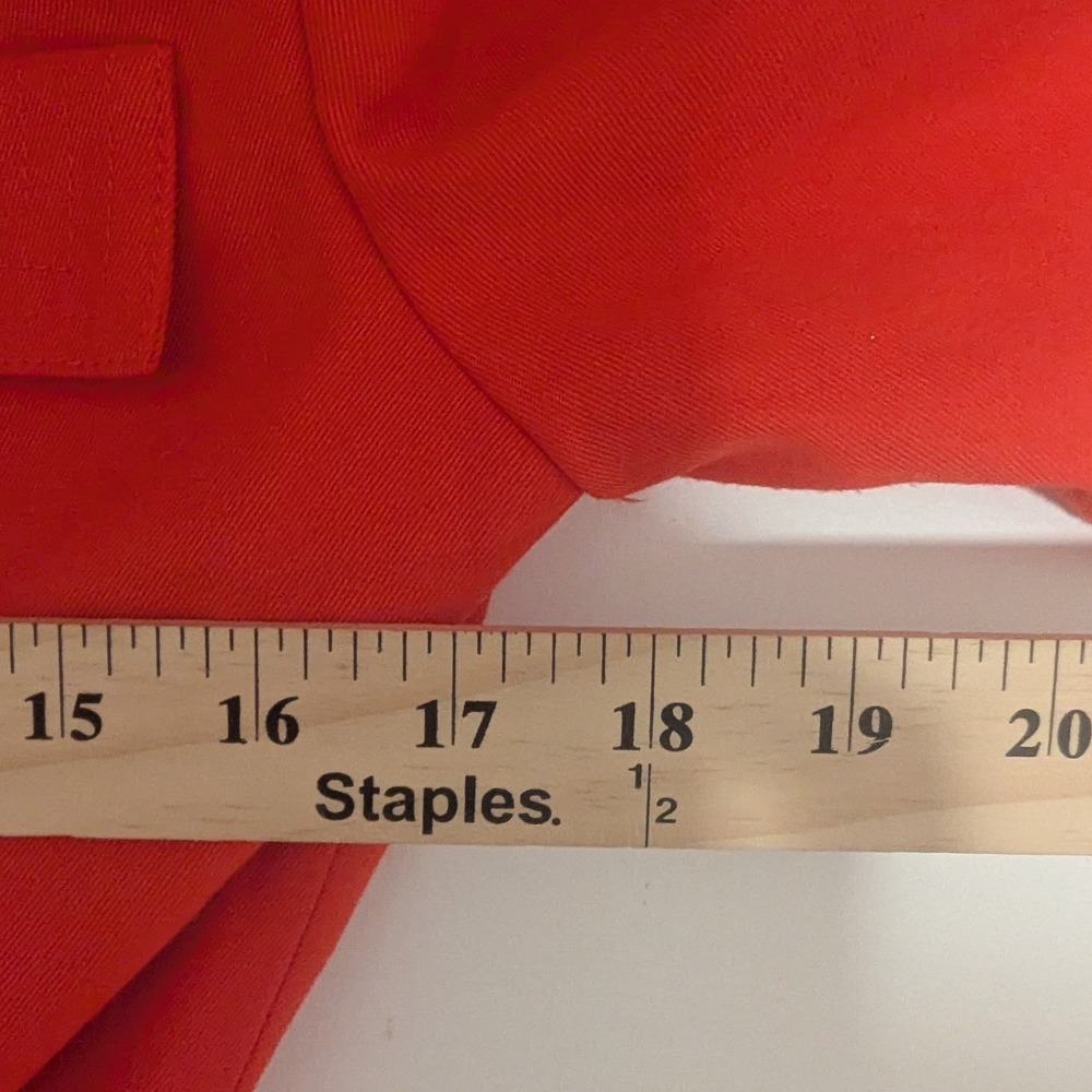 VTG Kasper for ASL Red Short Sleeve Double Breasted Belted Blazer Wrap Dress‎ - Picture 8 of 8